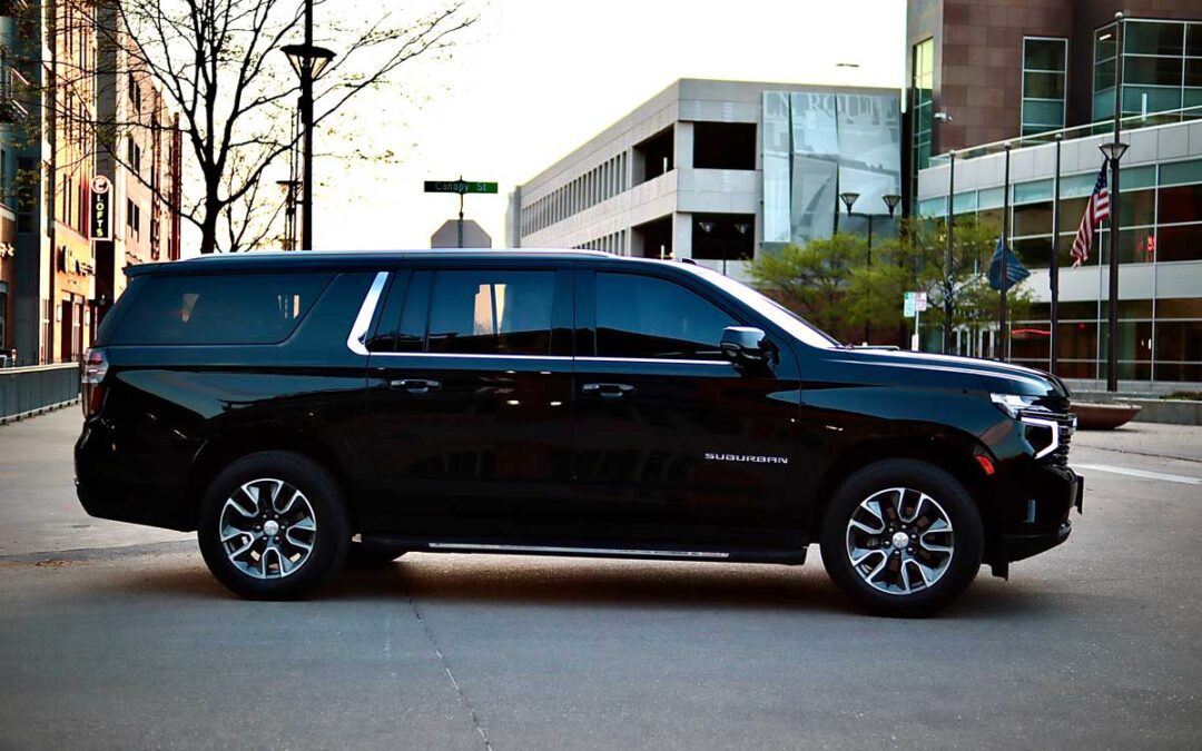 Black Suburban SUV